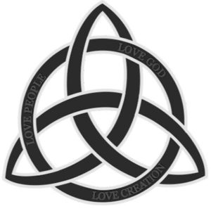 Missional Wisdom Foundation Triquetra Black Logo